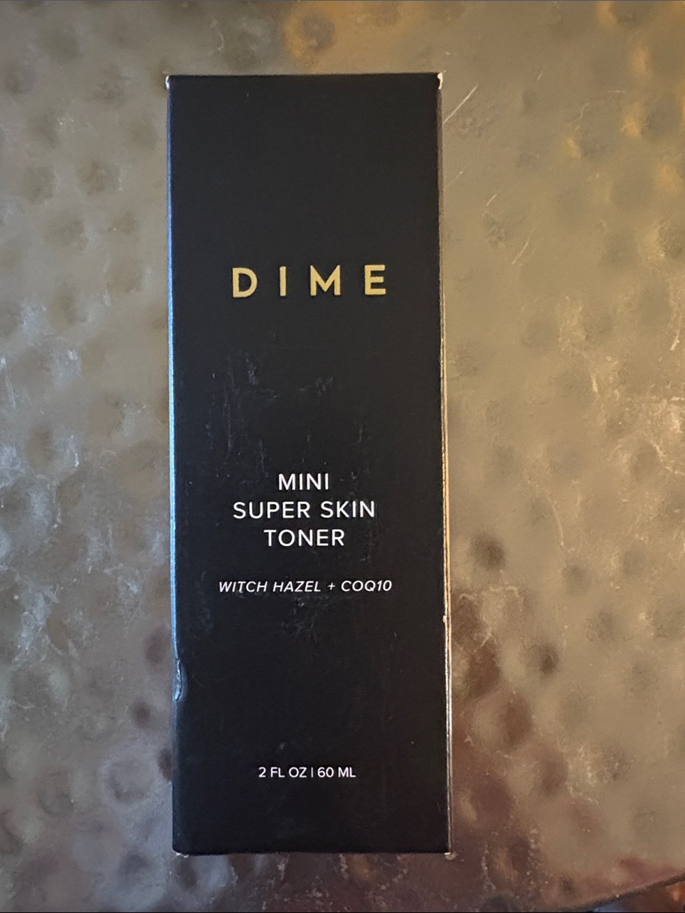 Mini Super Skin Toner — Black | Witch Hazel + CoQ10 by Dime -2 fl oz-vegan
